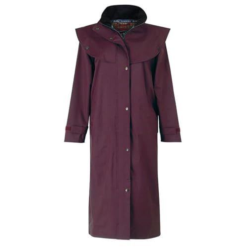 WALKER AND HAWKES - Ladies Jack Murphy Waterproof Malvern Coat - BlackBerry - 14