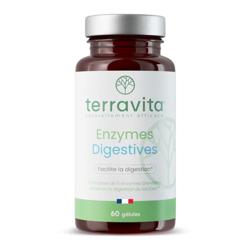 ENZYMES Digestives | Lactase + Complexe Digezyme® + Curcuma | Intolérance au Lactose, Digestion Difficile et Ballonnements | Mix Basifiant sans Bétaïne |...