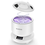 Ultrasonic Cleaner for Retainer, Aligner & Dentures, Durable Ultrasonic Cleaning Machine for Jewelry, Rings, Mouth Guards, 4 Cleaning Modes,...