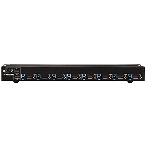 Image of Tripp Lite DisplayPort /USB KVM Switch 8-Port Audio /Video 4K 60Hz 1URM (B024-DPU08)