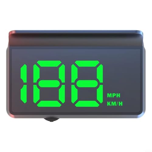 Gettimore GPS Head Up Display Velocímetro Digital, para Auto Atenuación HUD Meter Coche para Camión Vehículo de Nueva Energía