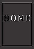 Home: A decorative book for coffee tables, end tables, bookshelves and interior design styling | Stack home books to add decor to any room. Monochrome ... or as a gift for interior design savvy people
