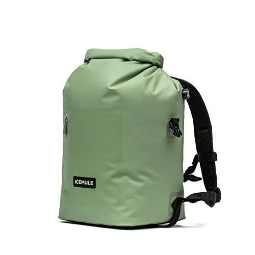 ICEMULE R-Jaunt Backpack Cooler - Eco-Friendly, Made with Recycled Material, 100% Waterproof, 24+ Hours Cooling, Fits 22 Cans