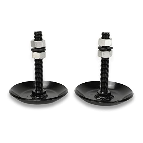 NutriEss 2pcs Snow Plow Blades Skid Shoes Kit Heavy Duty Steel Dual Support Points Hardened Industrial Strength for Polaris ATV UTV Replacement Robust Structure