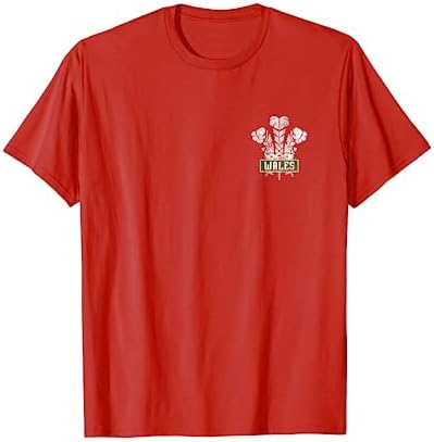 Wales Rugby Football Top / Tee - Vintage Welsh Rugby T-Shirt
