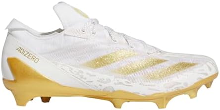 adidas Tênis de futebol masculino Adizero Electric - Dourado