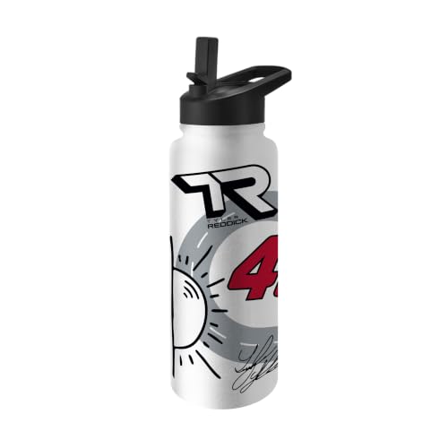 Logo Brands NASCAR Tyler Reddick 34oz Native Quencher Bottle – 34oz Vacuum Insulated Tumbler, Long-Lasting Durable Finish, NASCAR Racing Design – Great for Travel and Outdoor Events