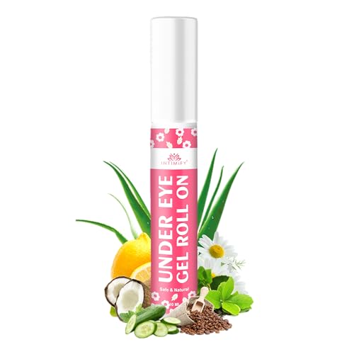 INTIMIFY Under Eye Gel, Under Eye Gel For Dark Circles, Under Eye Gel For Puffy Eyes, For Women & Men 10 Ml
