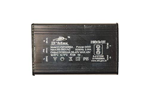 Image of D'Mak 30W Power Supply IP65 Led Driver 85-380V AC (Grey) (Pack of - 2)