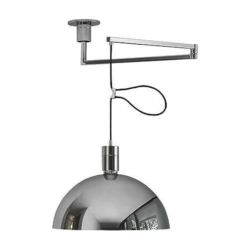 Pendentif léger noir mat suspension métal luminaire plafonnier cuisine