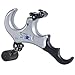 Stan OnneX Hinge Archery Release – Micro-Adjustable Hinge with Draw Control, Click Options, and Modular Fit for 3 or 4 Fingers, Echo Grey, L
