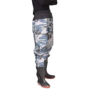 Vissende borstwaders Waterdichte taille jachtbroek for mannen vrouwen kinderen volwassen (Color : Adult sling style, Size : 28)