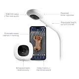 Nanit Pro Smart Baby Monitor - Camera & Floor Stand - 1080p Wi-Fi Video Camera, 2-Way Audio, See Your Baby from Anywhere, Sound/Motion/Cry Notifications, Night Vision
