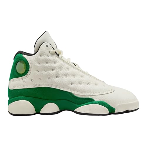 Air Jordan 13 Retro Court of Legends Grade School Lifestyle Shoes (Sail/Black/Pine Green)