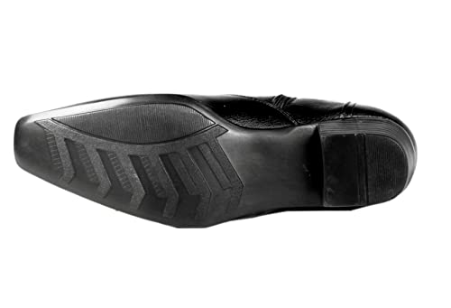 Image of BXXY Men's 2 Inch Heel Height Increasing Formal Zipper Boots