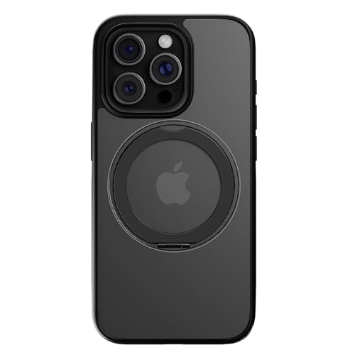 Image of DailyObjects Polycarbonate Case for iPhone 13 Pro Compatible with Mag-Safe Wireless Charging,Halo 2.0 with Rotatable Stand Slim Shockproof Back Cover