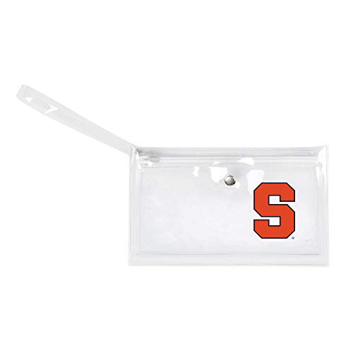 Image of Littlearth - LIWXY NCAA Syracuse Orange Unisex Ncaancaa Ticket Wristlet, Clear, 9 inch by 5.25 inch