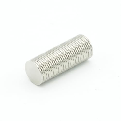 【耐熱強力】ネオジム磁石 N48SH, Φ6×0.5 (mm), (寸法公差±0.05mm) 【耐熱150℃】【防錆特殊4層メッキ】 DIY 小型 丸型 工業用 キッチン 浴室 室外 事務所 多用途 KYOKEI (30)