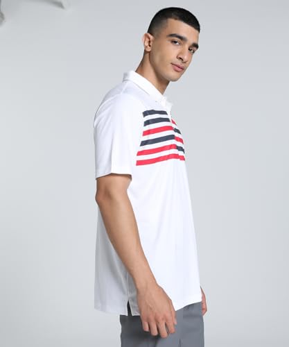 Puma Men's Printed Regular Fit T-Shirt (535049_Bright White-Ski Patrol