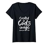 Womens 71 Year Old Christian: Jesus 1951 71st Birthday V-Neck T-Shirt