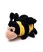 Onwomania Peluche Peluche abejorro Avispa Insecto Abeja Longitud 15 cm Negro