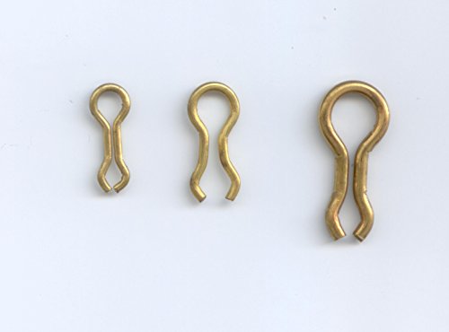 S & J's TACKLE BOX #3 Brass Sinker Wire Eye for The DO-IT MOLDS 100 PER Pack