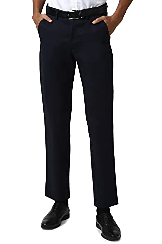 Image of Peter England Men Casual Regular Fit Trousers