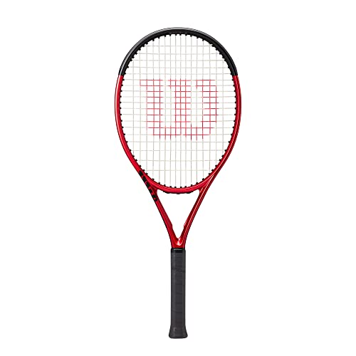 Wilson Raqueta de tenis Clash Jr, Para niños, Fibra de carbono, Peso en la empuñadura