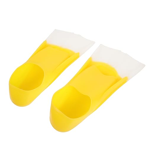 Palmes de natation en silicone souple pour entraînement et snorkeling adulte - Lot de 2 pièces