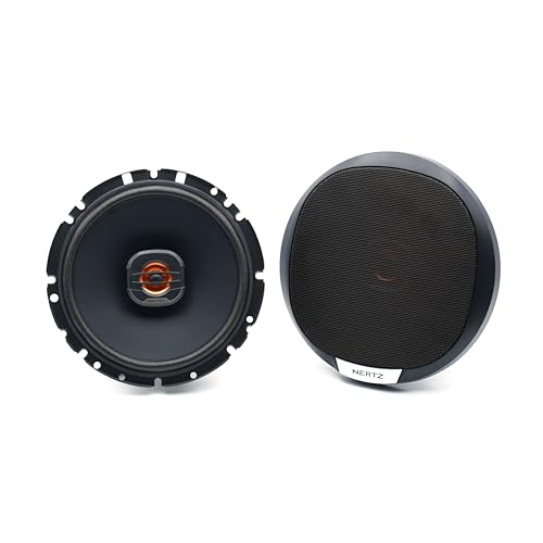 Hertz X 165 Fan Edition   Altavoz coaxial de 2 vías de 165/170 mm, Pico de 200 W, 50 W RMS, 4 ohmios, Cono de Papel de Prensa Repelente al Agua, Tweeter Pei de 24 mm, fácil instalación