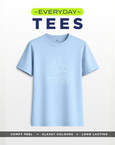 Image of Nobero Women's Graphic Printed T-Shirt | Regular Fit 180 GSM Cotton Tee for Women | Comfortable Round Neck Casual Wear