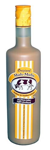 Muh-Muhs Original Toffee & Vodka Likör (17% vol) in der 0,7l Flasche – Cremig Leichter...