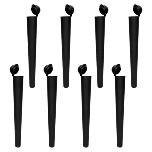 8 Pcs Joint Holder Smell Proof Tube 120mm Cigarette Cone Holder Doob Tube Joint Holders Smell Proof Containers for Pre-Rolled Cones Cigar Cigarettes Fishing Tackle Storage and More (Black)