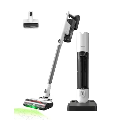 Aspiradora sense fil Tineco PURE ONE Station 5 Plus amb base de recollida automàtica de 2,5 L, neteja automàtica completa, potència d'aspiració de 175 W, apta per a sòls durs i catifes.