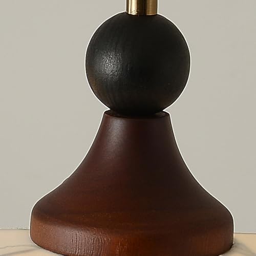 Lámpara de araña vintage de madera para iluminar tu dormitorio de forma cálida 5