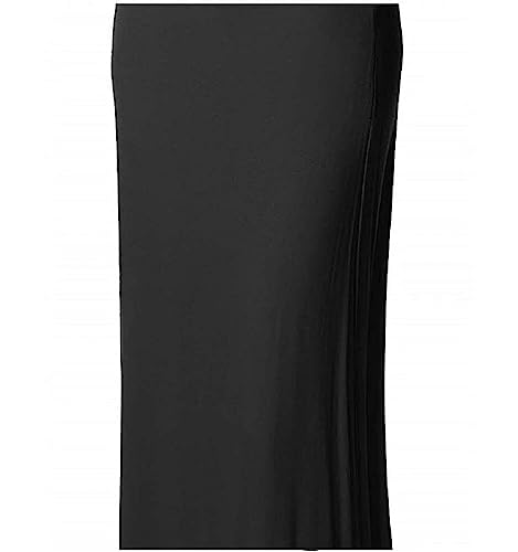 ShezPretty Women's Premium Fold Over High Waist Long Floor Length Maxi Skirt (Large, Navy)3