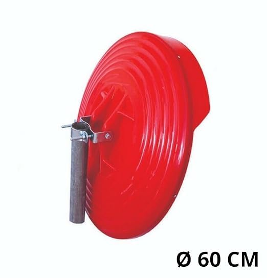 SPECCHIO STRADALE CONVESSO PARABOLICO INFRANGIBILE DIAMETRO Ø 60 CM resistente alle intemperie per sicurezza stradale, garage, magazzino, elimina punti ciechi, parcheggio, curva pericolosa