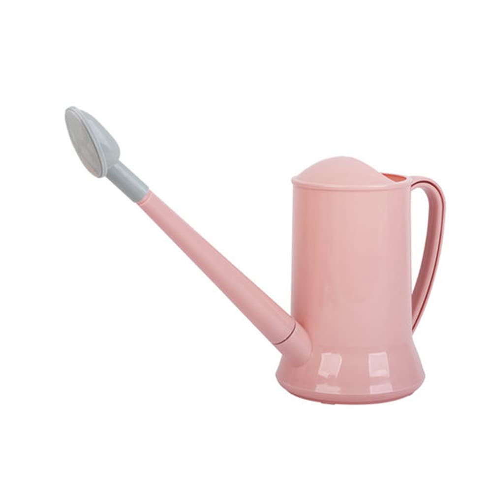 Premium High-Grade Plastic Watering Can Long Spout 2L(360 Degree Rotation Shower Head) (Deep Pink)