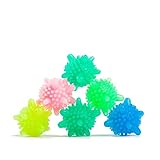 Generic Zauberwäsche Ball Haushalt Waschmaschine Kleidung Reinigung Haarfänger Entfernung PVC Wiederverwendbare Reinigungsball -Wäscherei -Accessorie (Color : Random-5pc)