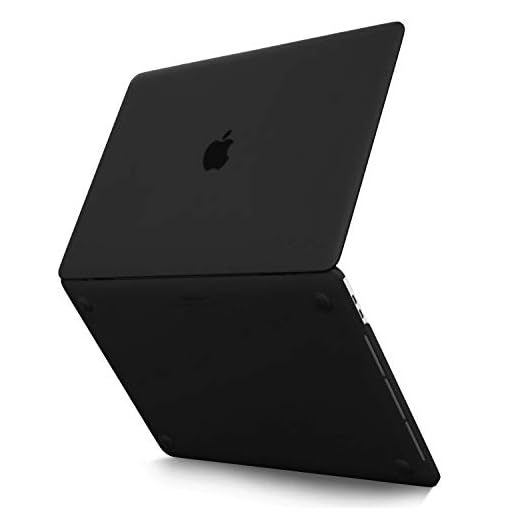 Kuzy Compatible with MacBook Pro 15 inch Case with Touch Bar A1990 A1707-2019 2017 2016 MacBook 15 inch Case Hard Shell for 15 inch MacBook Pro Case Cover Apple Mac Laptop Case 15 inch, Black