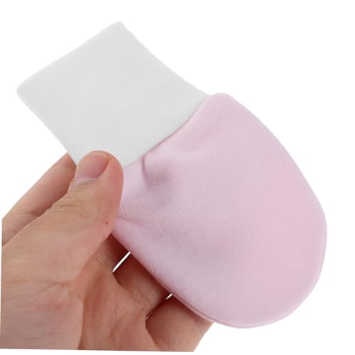 4pairs Newborn Mittens for Boys Girls Soft Cotton Scratchproof Mittens Sleep No Scratch Hand Covers for Boy Girl4