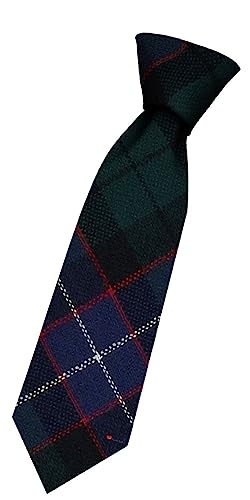 Cravate en laine pour garçon motif Hunter Modern, accessoire écossais idéal pour mariage et fêtes