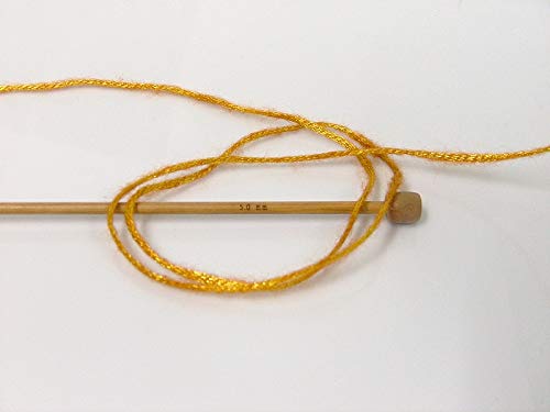 Glam Universe Metallic Shine Fuzzy Wool Nylon Blend Yarn 100 Grams, 250 Yards - Copper Gold Shades #TOP2