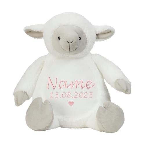 Schnoschi Peluche con nome o iniziale ricamato, peluche personalizzato, cucciolo
