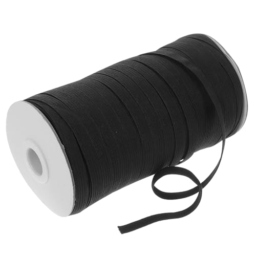 LALAFINA 1 Roll Elastic Sewing Band Wide Flatback Strap for Crafting and Clothing Projects and Versatile Sewing Rubber Strap for Belts Waistbands and More