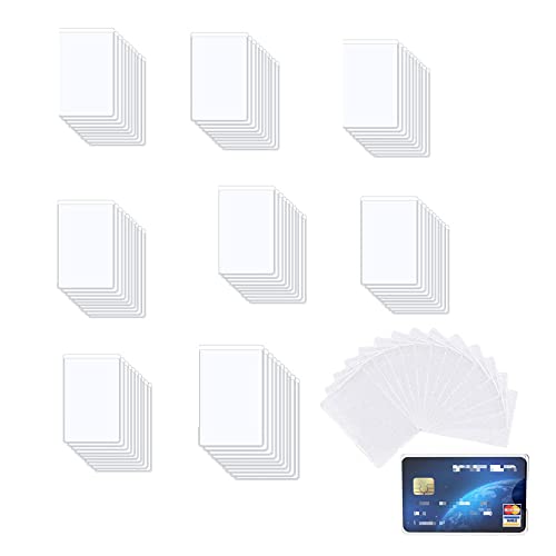 Naisfei 100 Piezas Funda Protectora Tarjeta de crédito y débito,Juego de Cubiertas de protección para Tarjetas,TProtector Pasaporte