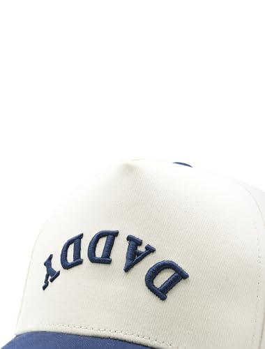 Image of Waldeal Upside Down Daddy Trucker Hat for Men, Adjustable Snapback Dad Baseball Cap, Fathers Day Birthday Gifts from Daughter