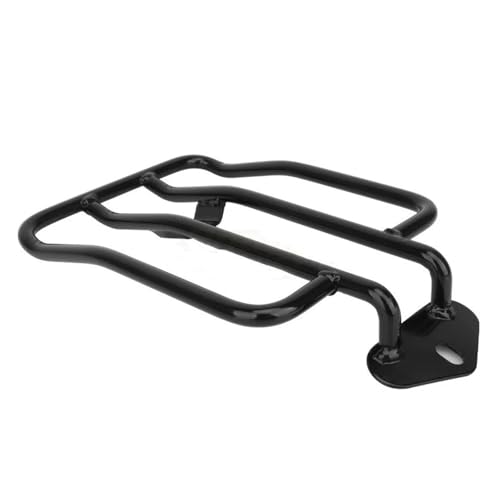 Porte-bagages arrière noir brillant pour moto Sportster XL 883 et 1200 de 2004 à 2021