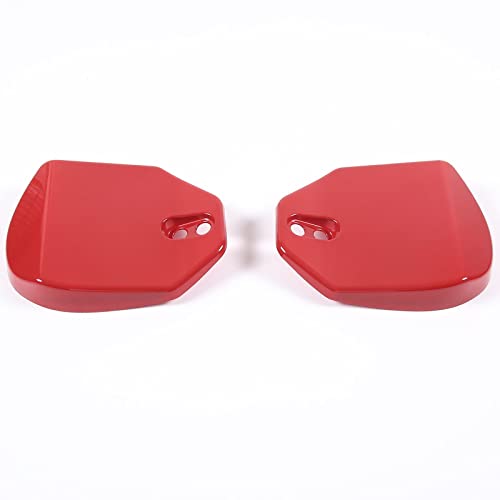 Image of TOYCIDFG Engine Bay Shock Protection Panel Cover Trim Compatible with Chevrolet C8 Corvette 2020-2023 Absorbing Tower Cover Caps (Red)