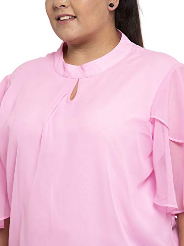Image of Flambeur Women's Solid Regular Fit Top